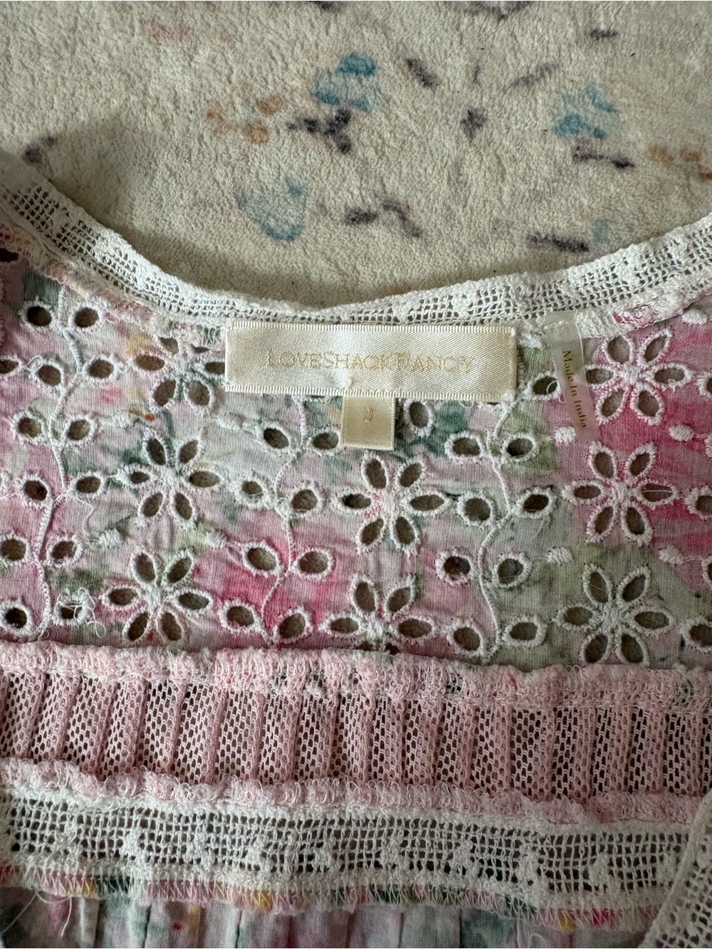 LoveShackFancy mini dress. Women’s size small. So pretty! - Picture 2 of 10